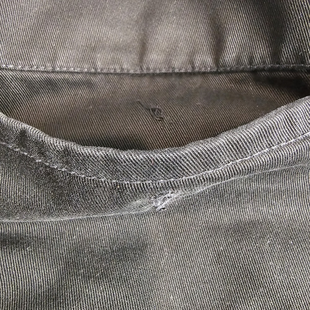 Volcolm Chino Shorts Mens Size 34 Black Baggy Skater Punk Golf Casual Flawed - Picture 12 of 12